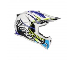 CASCO ACERBIS LINEAR 2206 GRAPHIC WHITE/BLUE