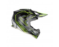 CASCO ACERBIS LINEAR 2206 GRAPHIC BLACK/FLUO YELLOW