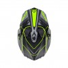 CASCO ACERBIS LINEAR 2206 GRAPHIC BLACK/FLUO YELLOW