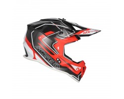 CASCO ACERBIS LINEAR 2206 GRAPHIC GREY/RED