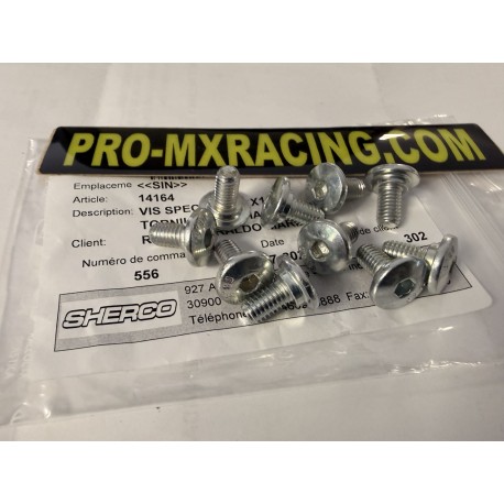 TORNILLO ESPECIAL M6 X 8 CARROCERIA SHERCO SE /SEF