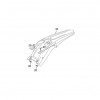 GUARDABARRO TRASERO BLANCO SHERCO FACTORY SE / SEF