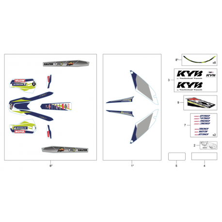 ADHESIVO SILENCOSO SHERCO 2T FACTORY