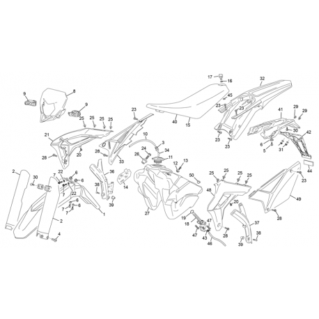 PORTAMATRICULA SHERCO ENDURO