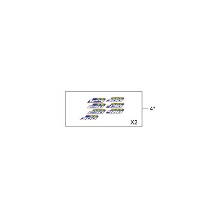 KIT ADHESIVOS LOGO 300cc SE FACTORY 2019