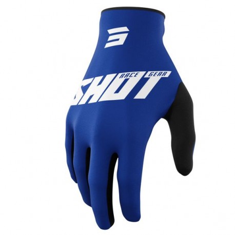 GUANTES SHOT RAW BRUST BLUE