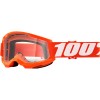 GAFAS 100% STRATA 2 NIÑO NARANJA