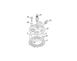 TORNILLO CULATA SHERCO SE 250/300 2T HEXAGONAL M8 X 35