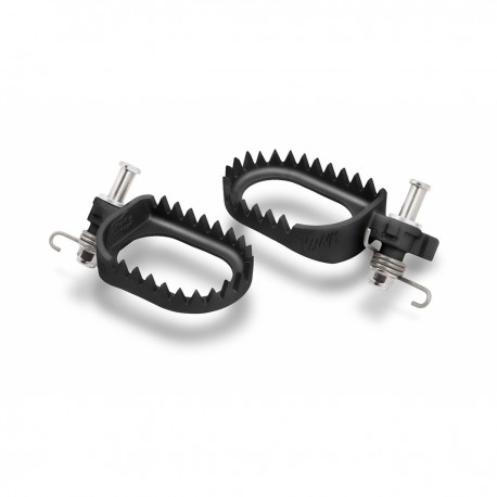 Kit Estriberas S3 Acero Punk Sherco Enduro (posición baja y atrasada) Blue