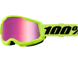 GAFAS 100% STRATA 2 M2 AMARILLO / ROSA ESPEJO