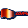 GAFAS 100% STRATA 2 M2 AZUL MARINO / ROJO ESPEJO