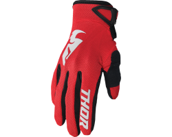 GUANTES THOR SECTOR ROJO JUNIOR