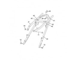 TORNILLO SUBCHASIS SHERCO M8X120