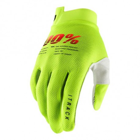 Guantes 100% ITRACK Fluor Amarillo