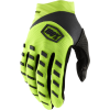 GUANTES 100% AIRMATIC AMARILLO FLUOR / NEGRO