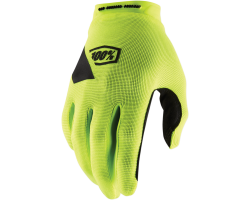 GUANTES 100% RIDECAMP AMARILLO FLUOR