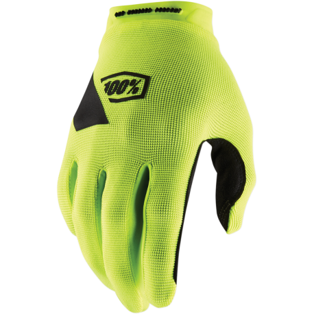 GUANTES 100% RIDECAMP AMARILLO FLUOR