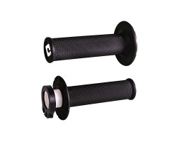 PUÑOS PRO TAPER CLAMP-ON GRIP HALF WAFFLE NEON YELLOW/ BLACK