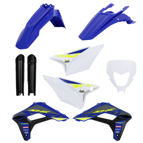 KIT PLASTICO SHERCO 125 4T FACTORY NEGRO 2023-