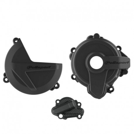 Protector Tapa Embrague+Encendido+Bomba de Agua Polisport Sherco SE 250/300 2T 2014-2025