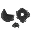 Protector Tapa Embrague+Encendido+Bomba de Agua Polisport Sherco SE 250/300 2T 2014-2025