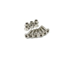 Tornillos de corona + tuerca M8 x 30mm Universal