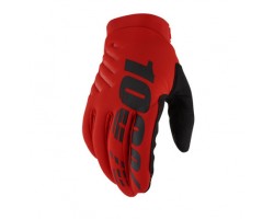 Guantes 100% Brisker Neopreno "Cold Weather" Red