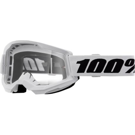 GAFAS 100% STRATA 2 M2 BLANCO / TRANSPARENTE