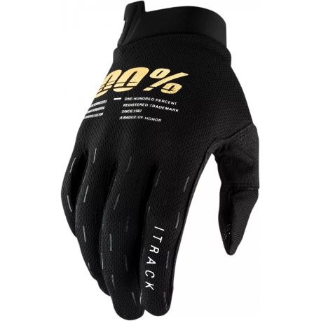Guantes 100% iTrack Black