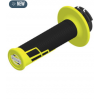 PUÑOS PRO TAPER CLAMP-ON GRIP HALF WAFFLE NEON YELLOW/ BLACK