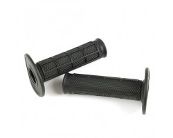 PUÑOS PRO TAPER CLAMP-ON GRIP HALF WAFFLE NEON YELLOW/ BLACK