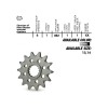 PIÑON SALIDA MOTOMASTER SHERCO SE 250/300 2T SEF 250/300 4T 2021-2024