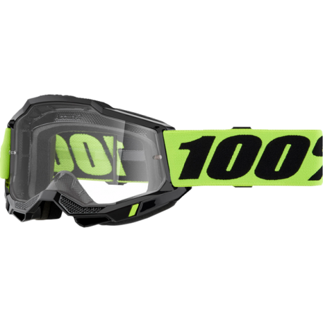 GAFAS 100% ACCURI 2 M2 NEGRA / AMARILLO FLUOR / TRANSPARENTE