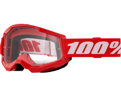 GAFAS 100% STRATA 2 M2 RED / TRANSPARENTE