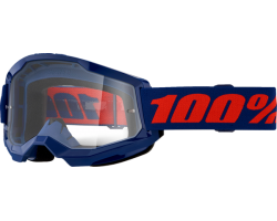 GAFAS 100% STRATA 2 M2 AZUL MARINO / TRANSPARENTE