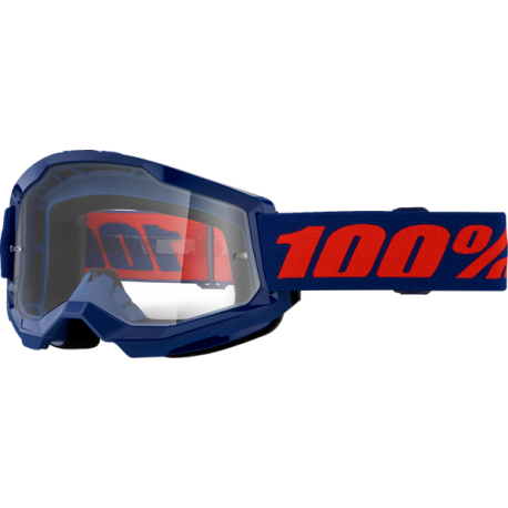 GAFAS 100% STRATA 2 M2 AZUL MARINO / TRANSPARENTE