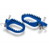 Kit Estriberas S3 Acero Punk Sherco Enduro (posición baja y atrasada) Blue
